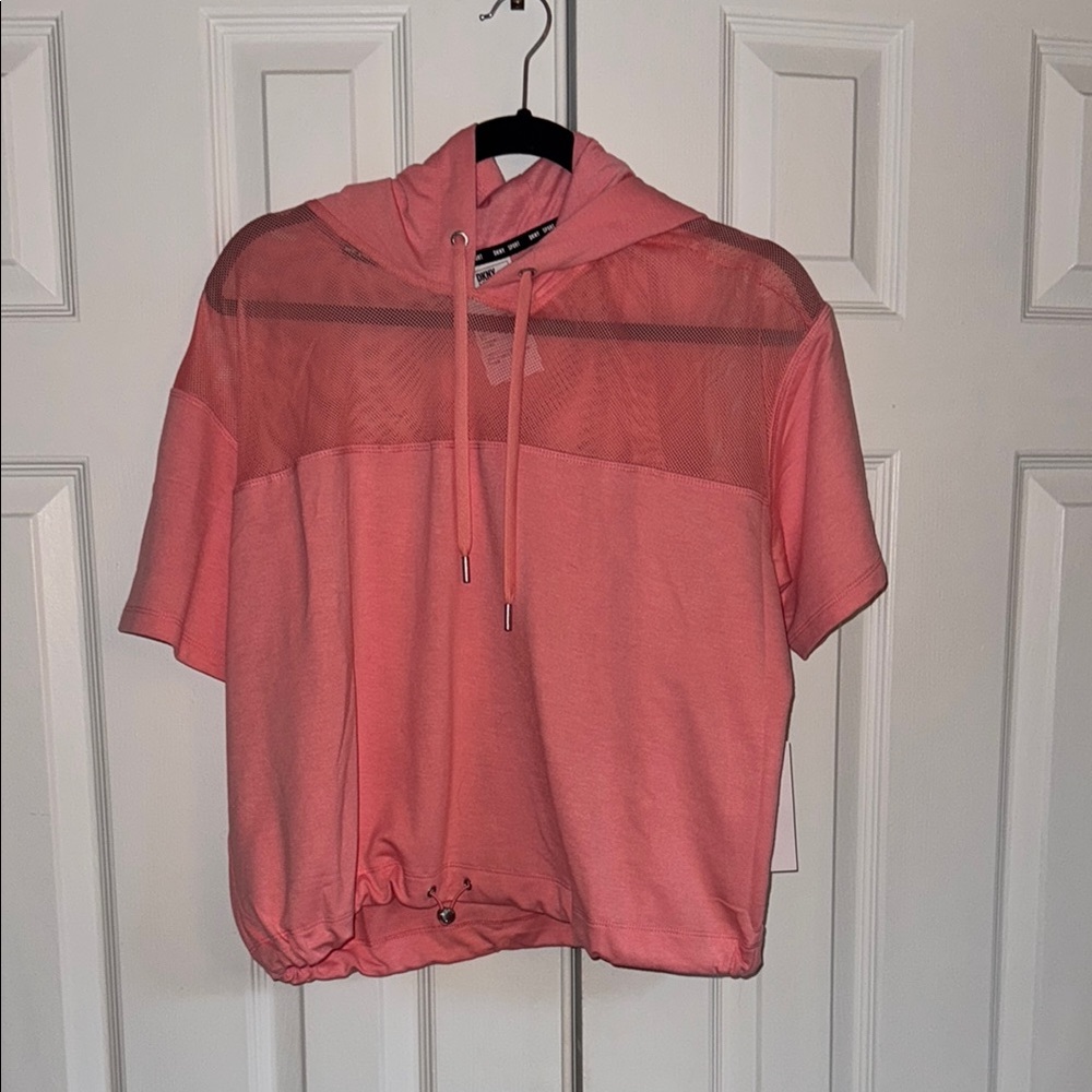DKNY Coral Mesh Hoodie